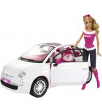 MATTEL - R1623 - BARBIE - VOITURE - FIAT 500
