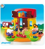 PLAYMOBIL 1.2.3 6766 FERME INTERACTIVE