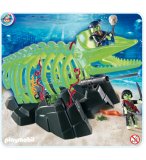 PLAYMOBIL PIRATES FANT�MES 4803 SQUELETTE DE BALEINE AVEC PIRATE