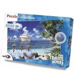 PUZZLE DE LA SERIE LA CROISIERE S'AMUSE 1000 PIECES - COLLECTION BATEAU - NORIS - 7411