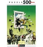 PUZZLE LUCKY LUKE LE GRAND SAUT 500 PIECES - NATHAN - 871230