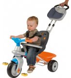 TRICYCLE BABY TOO COCOONING BLEU 2 EN 1 - SMOBY - 414203