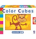 EDUCA - 14576 -6 COLOR CUBES LA FOR�T - CUBES - PUZZLE ENFANT