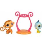 LITTLEST PETSHOP DUO SINGE + OISEAU 189/190 - HASBRO - 53589