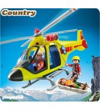 PLAYMOBIL HOPITAL 4222 SAUVETEURS / HELICOPTERE DE SAUVETAGE