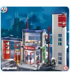 PLAYMOBIL POMPIERS 4819 CASERNE DE POMPIERS