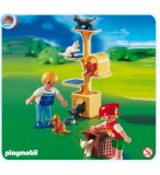 PLAYMOBIL VETERINAIRE 4347 ENFANTS ET ARBRE A CHATS
