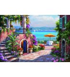 PUZZLE TERRASSE TOSCANE - SUNG KIM 3000 PIECES - EDUCA - 14823