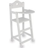 ANGEL TOYS - CHAISE HAUTE EN BOIS - ACCESSOIRE POUPEE