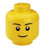 LEGO BOITE DE RANGEMENT TETE DE GARCON - TAILLE S - BRIQUE DE RANGEMENT LEGO