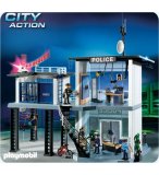 PLAYMOBIL POLICE 5182 COMMISSARIAT DE POLICE AVEC SYSTEME D'ALARME