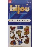 10 STICKERS BRILLANT WINNIE L'OURSON - AUTOCOLLANT DISNEY ENFANT