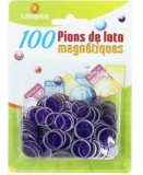 100 PIONS MAGNETIQUES VIOLET - LOTOQUINE - ACCESSOIRE LOTO