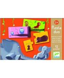 12 PUZZLES DUO MAMAN ET SES BEBES - 24 PIECES - DJECO - DJ08157