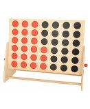 4 A LA SUITE GEANT EN BOIS - 4 EN LIGNE XXL - JEU DE STRATEGIE