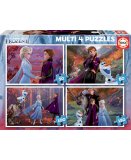 4 PUZZLES ENFANT DE LA REINE DES NEIGES II 50 - 80 - 100 - 150 PIECES - EDUCA -  18640