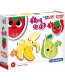 4 PUZZLES PROGRESSIFS FRUITS 2 - 3 - 4 - 5 PIECES - CLEMENTONI - 20815