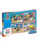 4 PUZZLES PROGRESSIFS PAT PATROUILLE : RYDER JOUE AVEC MARCUS CHASE ZUMA ET ROCKY 12 - 16 - 20 - 24 PIECES - CLEMENTONI 21513
