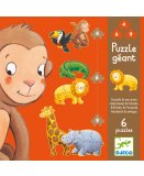 6 PUZZLES GEANTS - OUISTITI ET SES AMIS 4 - 6 - 9 PIECES - DJECO - DJ07114