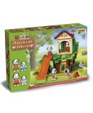 AIRE DE JEUX MAXIMILIAN FAMILILES 96 PIECES - UNICO PLUS - 8933 - JEU DE CONSTRUCTION