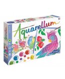 AQUARELLUM JUNIOR PERROQUETS - SENTOSPHERE - 654 - LOISIRS CREATIFS