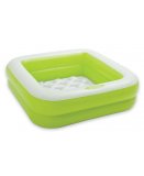 BAIGNOIRE DE DOUCHE CARREE VERTE GONFLABLE BEBE - INTEX - 57100NPB