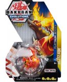 BAKUGAN EVOLUTIONS : BLITZ FOX AVEC CARTE - BOULE ROUGE - PLATINUM SERIES - SAISON 4 - SPIN MASTER 20135945