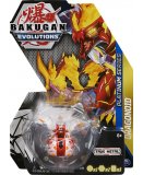 BAKUGAN EVOLUTIONS : DRAGONOID AVEC CARTE - BOULE ROUGE ET TRANSPARENTE - PLATINUM SERIES - SAISON 4 - SPIN MASTER 20135735