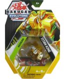 BAKUGAN EVOLUTIONS GEOGAN : TITAN KING AVEC CARTE - GEOGAN JAUNE - SAISON 4 - SPIN MASTER 20140052