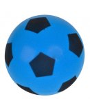 BALLON DE FOOTBALL EN MOUSSE BLEU 20 CM - TAILLE 5 - JEU PLEIN AIR