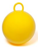 BALLON SAUTEUR JAUNE 60 CM - JEU DE PLEIN AIR