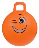 BALLON SAUTEUR SMILEY CLIN D'OEIL 55 CM ORANGE - SKIPPY BALL - JEU POUR REBONDIR ENFANT