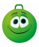 BALLON SAUTEUR SMILEY CONTENT 65 CM VERT - SKIPPY BALL - JEU POUR REBONDIR ENFANT