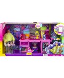 BARBIE METIER : LE CENTRE DE COIFFURE + 45 ACCESSOIRES + 1 CHIEN + 1 POUPEE MANNEQUIN COIFFEUSE - MATTEL - GYJ70