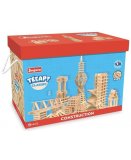 BARIL TECAP CLASSIC 500 PLANCHETTES EN BOIS - JEUJURA - 8338 - JEU CONSTRUCTION