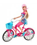 BICYCLETTE VELO GLAMOUR ET POUPEE BARBIE - MATTEL - Y7055