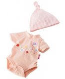 BODY IMPRIME + BONNET RAYE POUPON 43 CM BABY BORN - ZAPF CREATION (01)