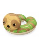 BOUEE GONFLABLE TETE D'ANIMAL PARESSEUX 50 X 46 CM - BESTWAY - JEU PISCINE ENFANT