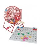 BOULIER DE LOTO PRO 23 CM - SPHERE + 90 BOULES + PLATEAU DE CONTROLE - CARTALOTO