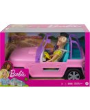 BUGGY 4X4 BEACH CRUISER + 2 POUPEES BARBIE - MATTEL - GVK02 - VOITURE DECAPOTABLE