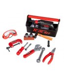 CAISSE A OUTILS TOOL SET ROUGE ET NOIRE - JOUET BRICOLAGE ENFANT