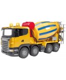 CAMION TOUPIE SCANIA - BETONNIERE - BRUDER - 03554 - VEHICULE DE CHANTIER