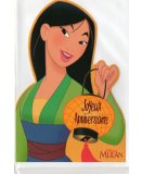 CARTE D'ANNIVERSAIRE DISNEY + 1 ENVELOPPE : MULAN ET LA LANTERNE - JOYEUX ANNIVERSAIRE - ENFANT - FILLE - GARCON