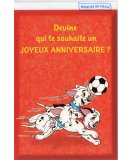 CARTE D'ANNIVERSAIRE LES 101 DALMATIENS FOOTBALL (9)