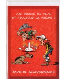 CARTE D'ANNIVERSAIRE LUCKY LUKE + ENVELOPPE - CARTERIE THEME BD - JOYEUX ANNIVERSAIRE (6)