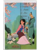 CARTE FELICIATION DISNEY + ENVELOPPE : MULAN ET SON PERE - CARTERIE  (49)