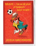 CARTE GOOFY / DINGO FOOTBALL DISNEY + ENVELOPPE - FOOT - CARTERIE SPORT - ENFANT - ADULTE - FILLE - GARCON (5)