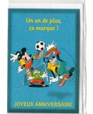 CARTE JOYEUX ANNIVERSAIRE MICKEY DINGO ET SES AMIS + ENVELOPPE - CARTERIE DISNEY - DESSIN ANIME - ENFANT - ADULTE - FILLE - GARCON (41)