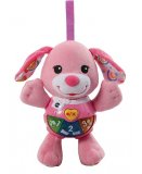 CHANT' TOUTOU ROSE - VTECH BABY - 502355 - PELUCHE MUSICALE, PARLANTE ET LUMINEUSE