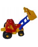 CHARGEUR EN PLASTIQUE 37CM - BULLDOZER - VEHICULE DE CHANTIER - JEU DE SABLE